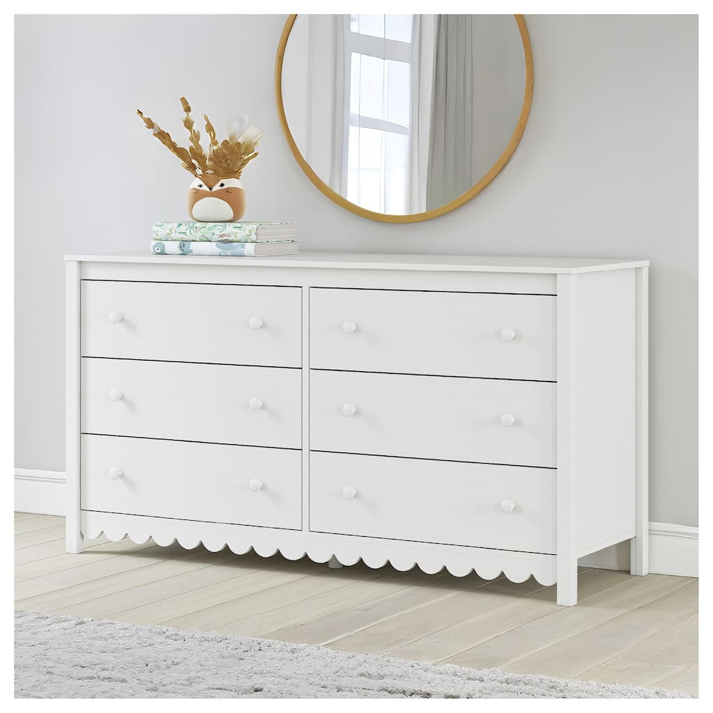 Signature Design by Ashley Hallityn White Dresser