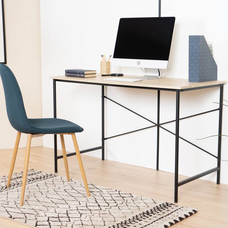Homylin Simple Wooden Top Writing Computer Student Desk