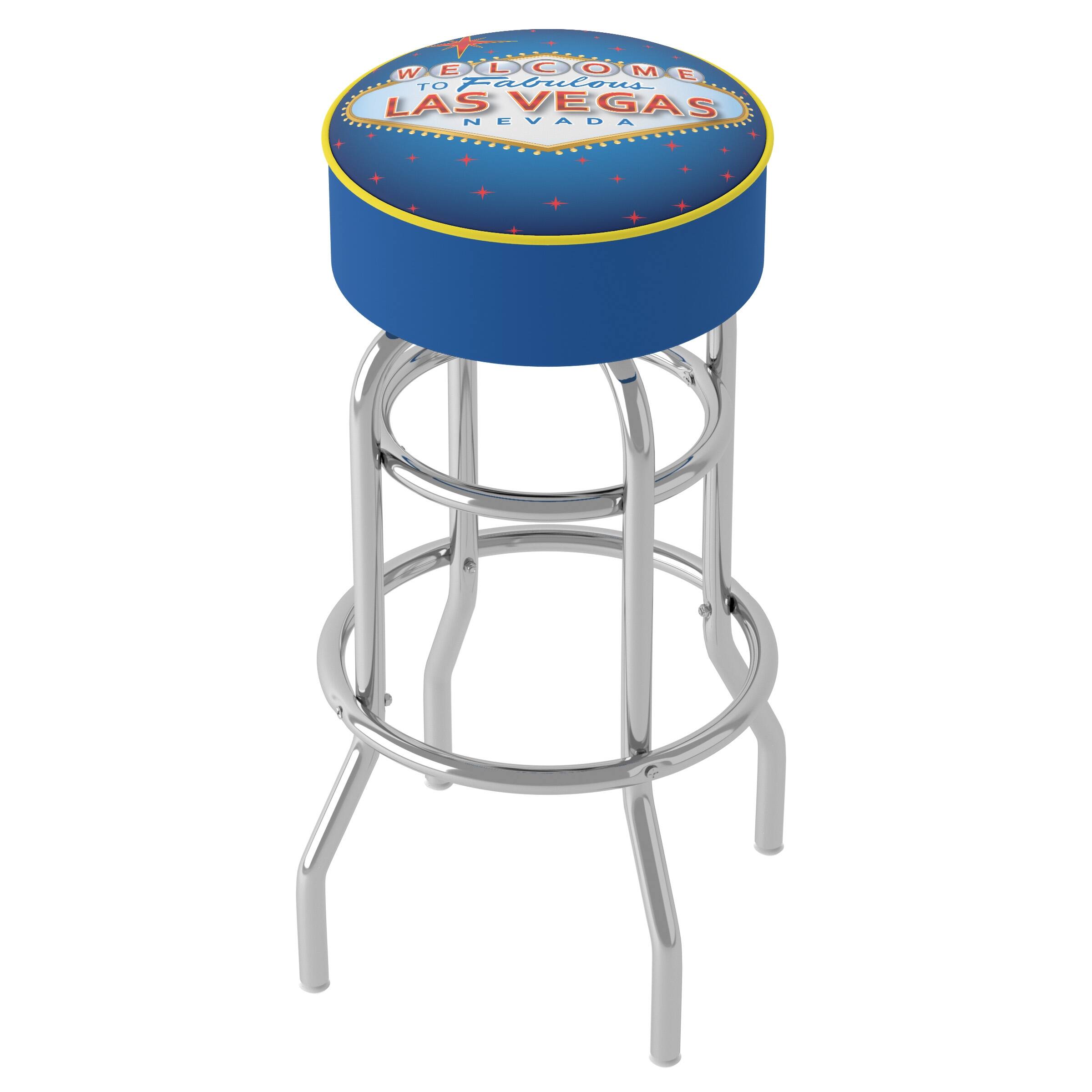 Las Vegas Padded Chrome Bar Stool 20" x 20" x 31" Bed Bath & Beyond