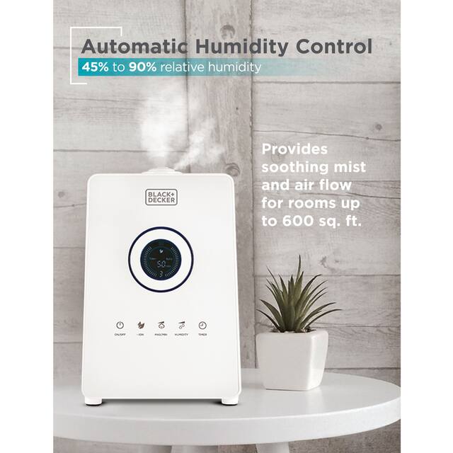 1.45 Gallon Ultrasonic Humidifier - Remote - 1.45 gallons