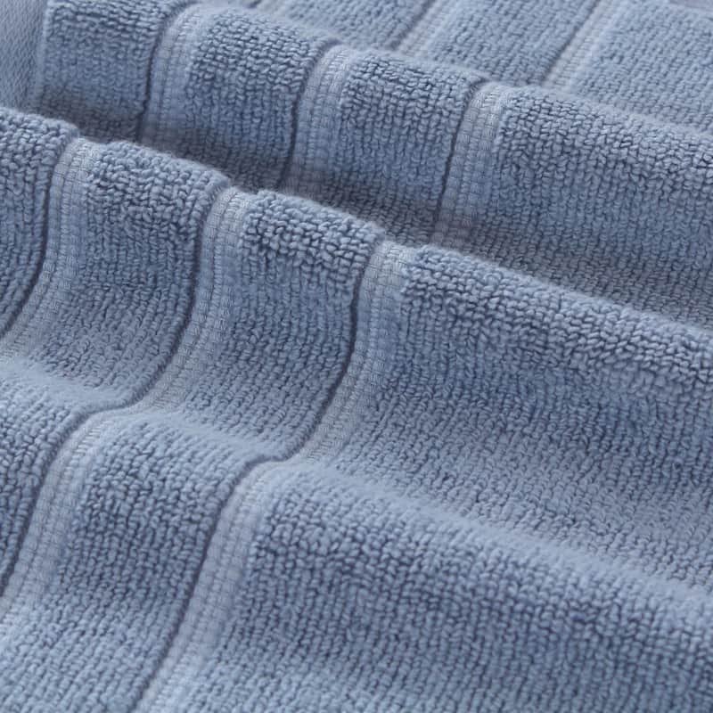 Bibb Home 6-Piece Zero Twist Cotton Towel Set - N/A