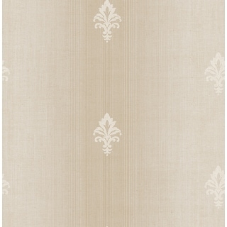 Seabrook Designs Dorota Fleur De Lis Unpasted Wallpaper