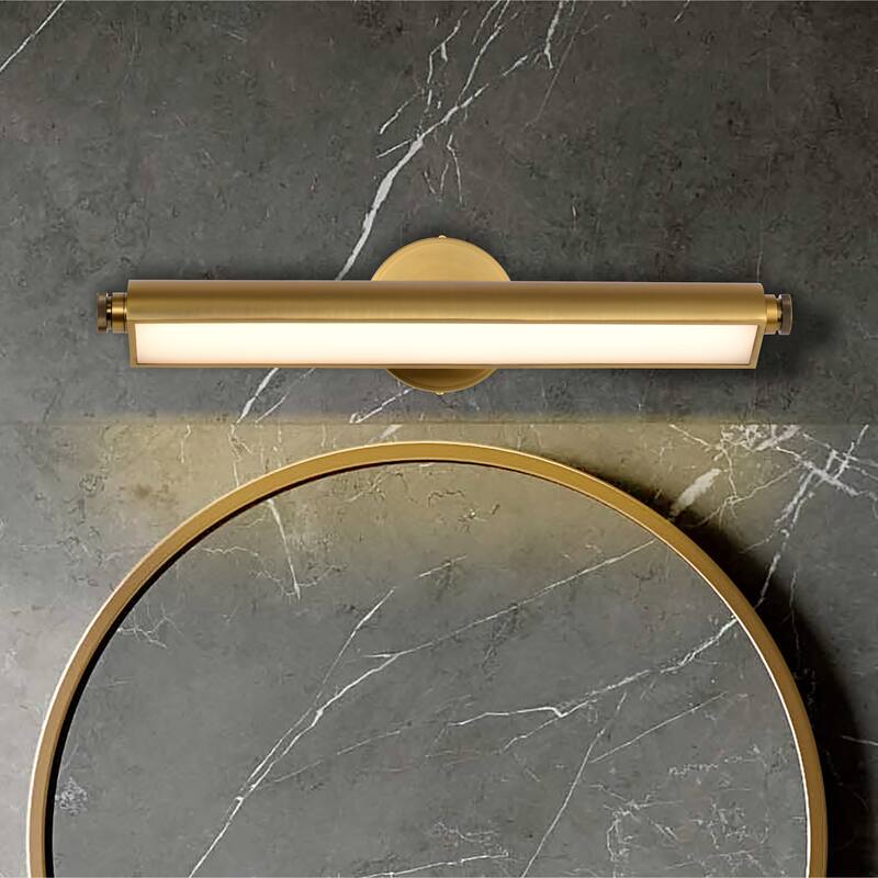 Auden 24 Inch LED Vanity 3 CCT Selectable Vintage Brass Finish Acrylic Lens - Vintage Brass