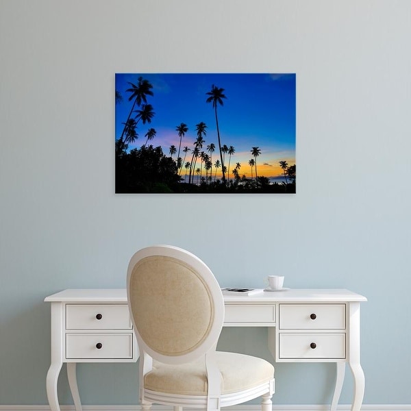 Easy Art Prints Douglas Peebles's 'Sunset In Fiji' Premium Canvas Art