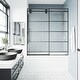 preview thumbnail 27 of 36, VIGO Elan Adjustable Sliding Shower Door in Matte Black