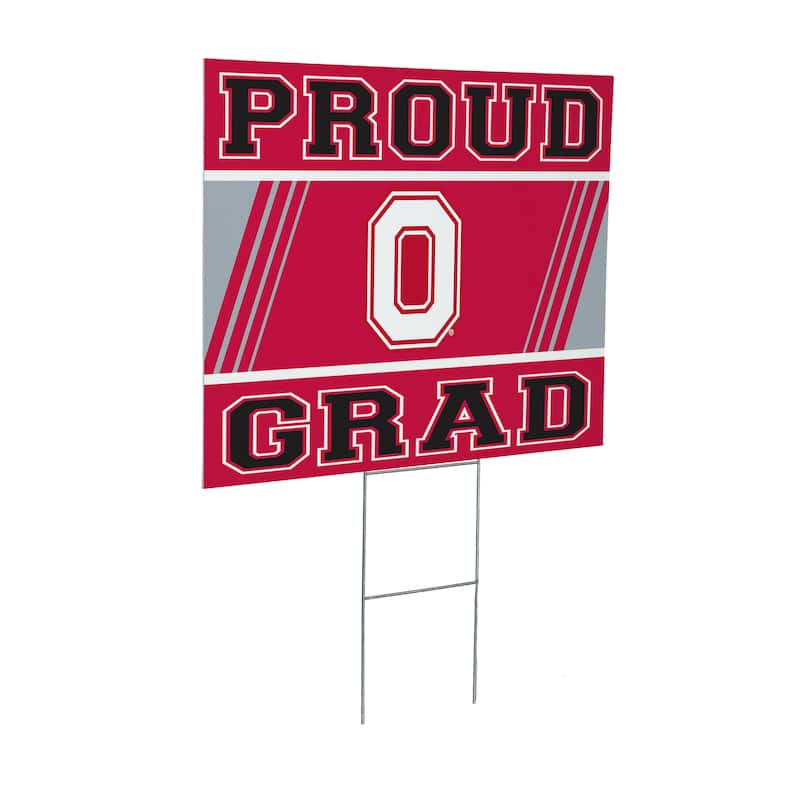 Ohio State University 24" x 18" Graduation Coroplast Outdoor Yard Sign