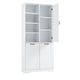 preview thumbnail 55 of 75, GDFStudio - Elijah Tall Bathroom Cabinet with Tilt-Out Laundry Hampers and Adjustable Shelves