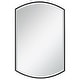 preview thumbnail 6 of 4, Uttermost Shield 38" x 24" Framed Contemporary Vanity Bathroom Mirror