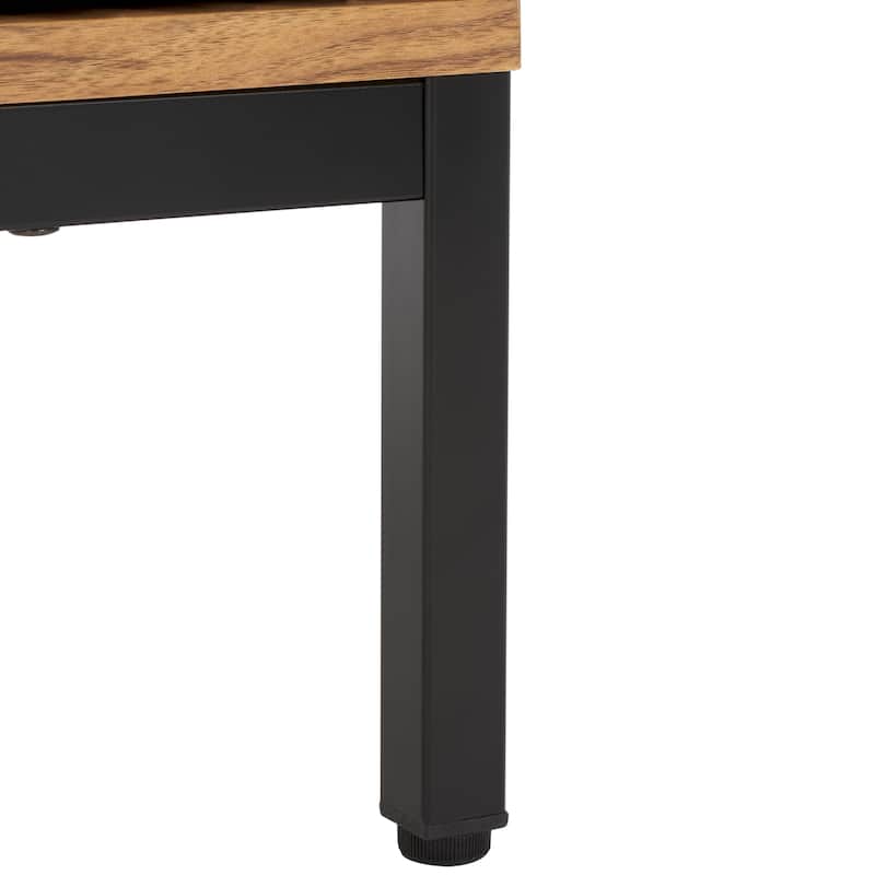 SAFAVIEH Lylia 4-Door Entertainment Media Stand (Fits up to 65" Flatscreen TV) - 60.8 in. x 17.7 in. x 24.6 in.
