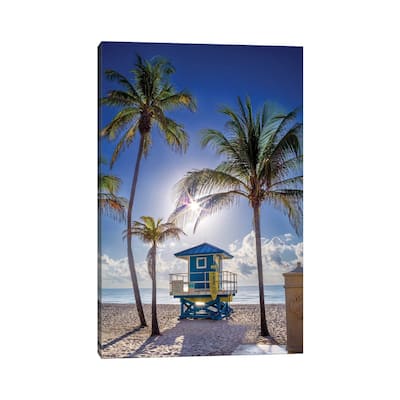 iCanvas "The Perfect Beach Day, Miami Florida" by Susanne Kremer Canvas Print