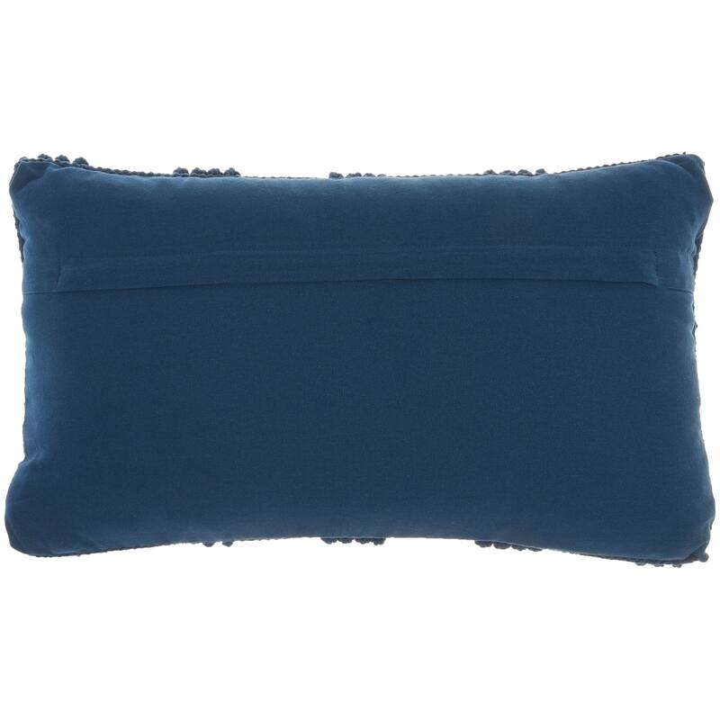 Mina Victory Life Styles Textured Geometric Dots Throw Pillow , ( 12"X20" )