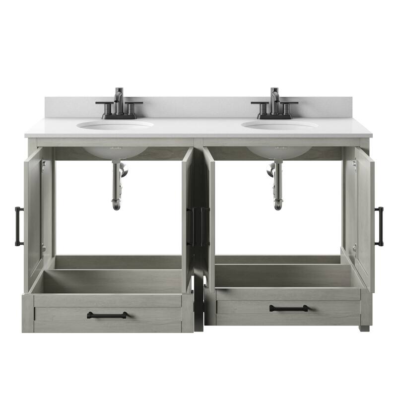 60" Double Bathroom Vanity