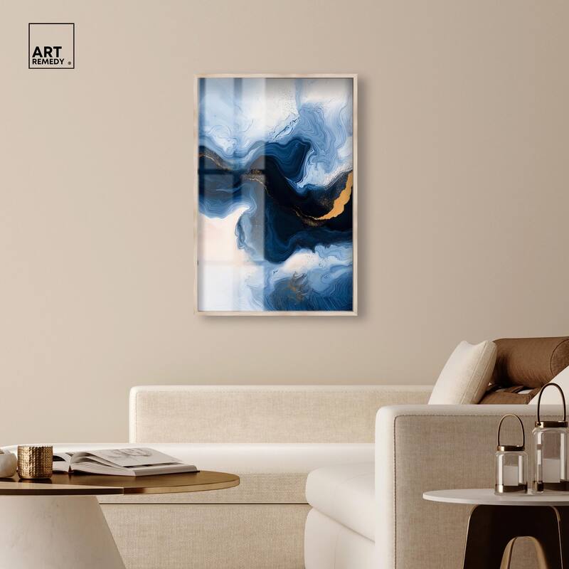 Blue Deep II Shadowbox by Art Remedy