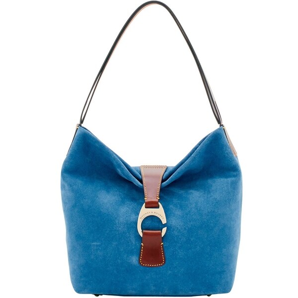 dooney and bourke derby suede hobo