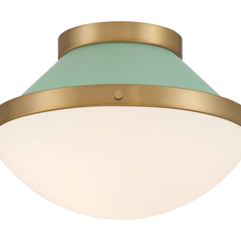 Crystorama Lighting Group XAN-8001 Xander 12" Wide Flush Mount Bowl