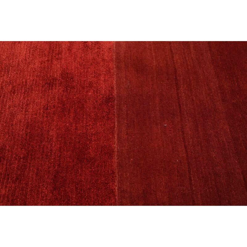 ECARPETGALLERY Hand-knotted Opulence Red Silk, Wool Rug - 8'0 x 10'0