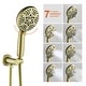 preview thumbnail 6 of 28, Wall Mount Tub Shower Faucet With Hand Shower Rainfall Shower System Set With Tub Spout Pressure Balance 10 Inch Shower Head Set