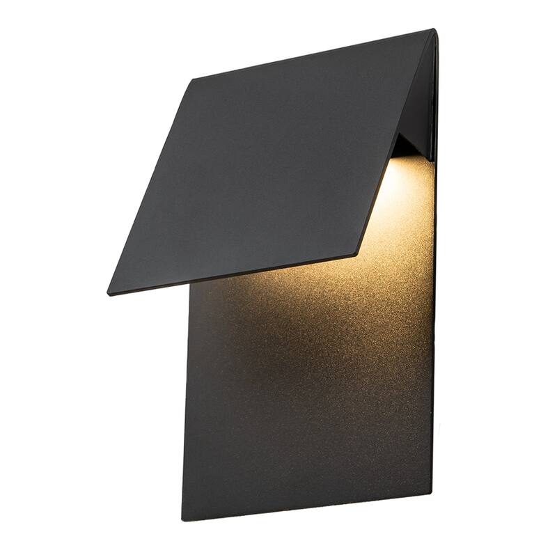 11" Black Modern Outdoor Led Wall Sconce - 1 PACK - 1 PACK