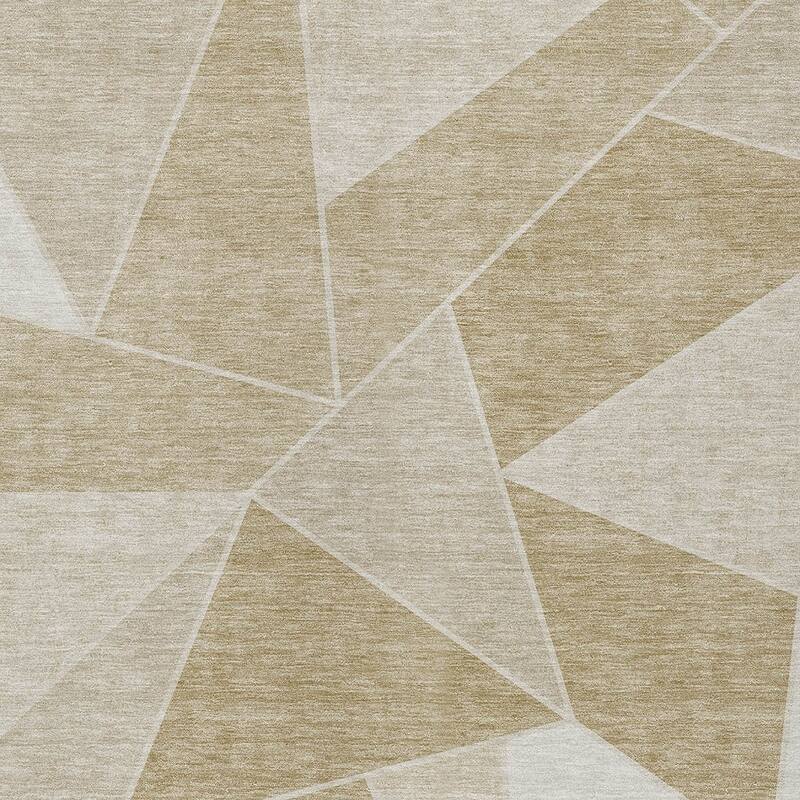 HomeRoots Geometric Transitional Rectangle Outdoor Rug