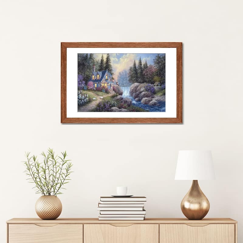 iCanvas "Watching the Falls" by Dennis Lewan