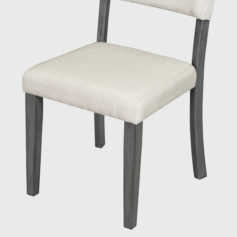 5-Piece Retro Round Dining Table Set