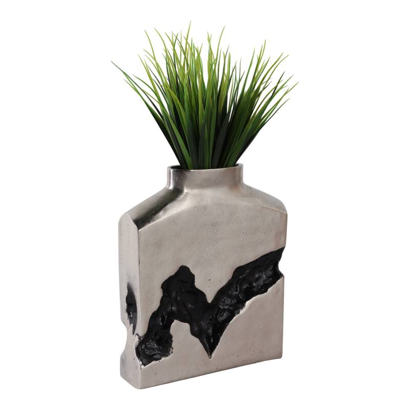 Metal Modern Sculptural Decorative Vase Abstract Design Artistic Form