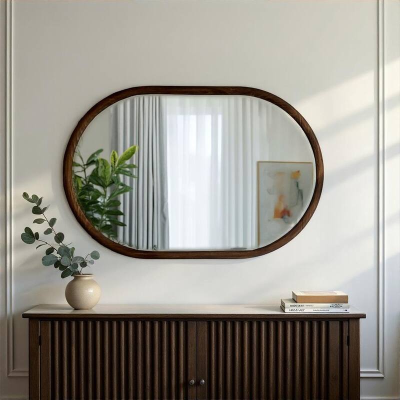 Arcadia Oval Mirror - 35.5H x 23.5W x 1D