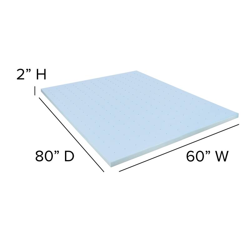 Platform Bed Frame; Pocket Spring Mattress & Memory Foam Topper