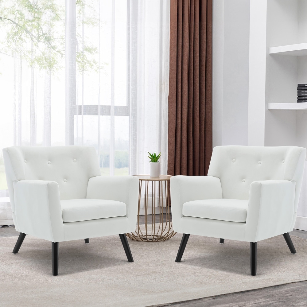 White best sale sitting chair