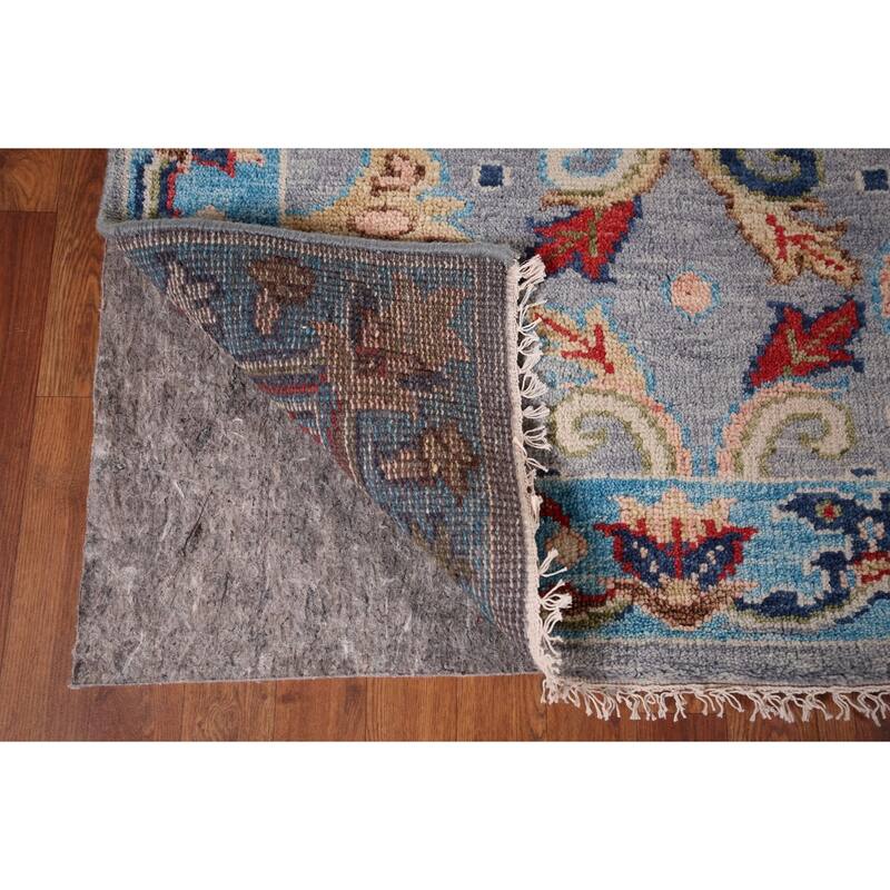 Oushak Indian Area Rug Handmade Wool Carpet - 8'1"x 9'7"