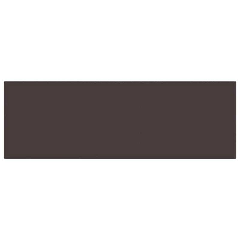 vidaXL Garden Table Anthracite/Brown poly rattan