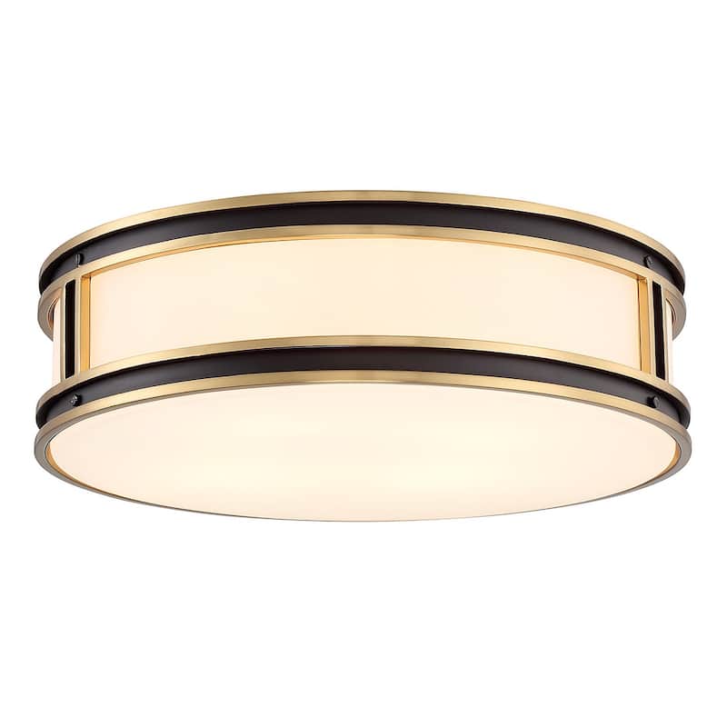 Savoy House 6-1822-4 Alberti 4 Light 19" Wide Flush Mount Drum Ceiling