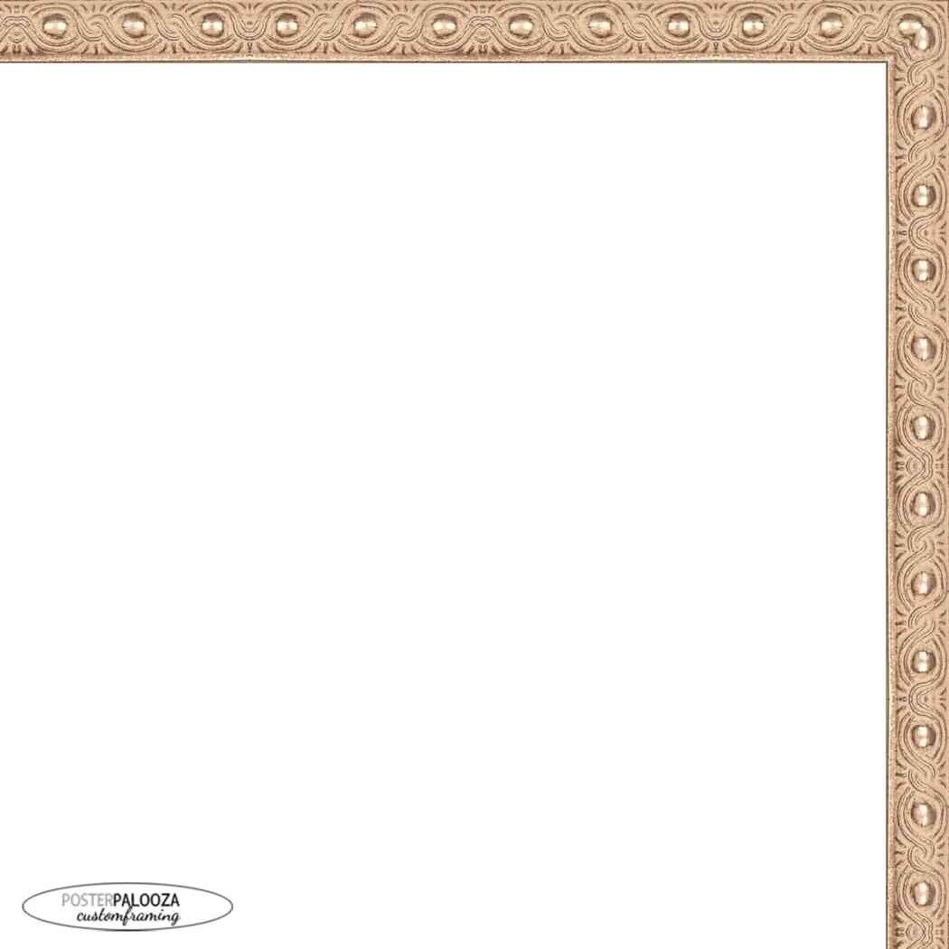 14x8 Ornate Silver Complete Wood Picture Frame with UV