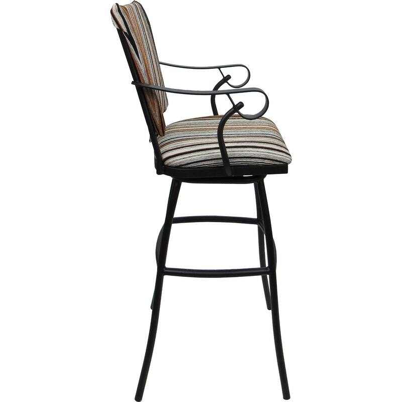Set of 3 Outdoor Indoor Bar Stool Counter Extra Tall - Jenna PB Arms