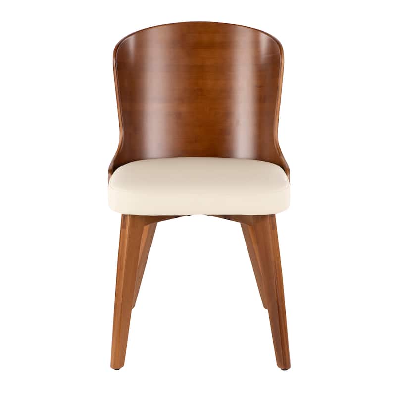 Carson Carrington Valsbo Walnut/Faux Leather Chair
