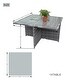 preview thumbnail 19 of 19, 9-Piece Aluminum Dining Set with Tempered Glass Tabletop and Umbrella Hole