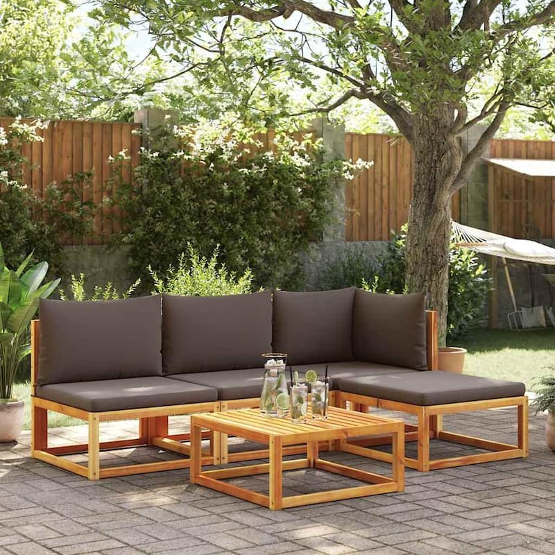 vidaXL Garden Sofa - 25.6 x 25.6 x 25.6 in