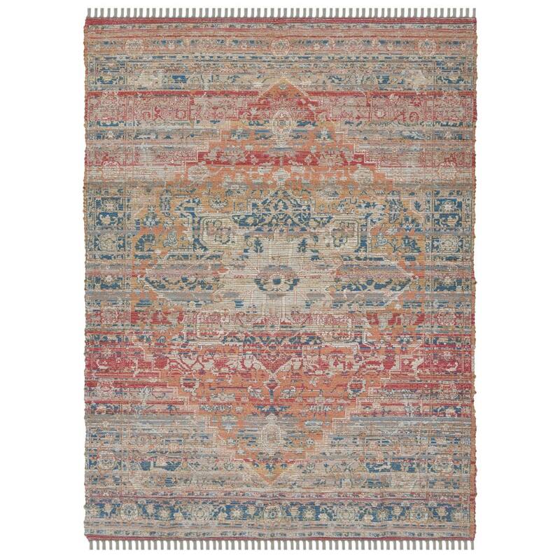 HomeRoots Oriental Transitional Rectangle Area Rug