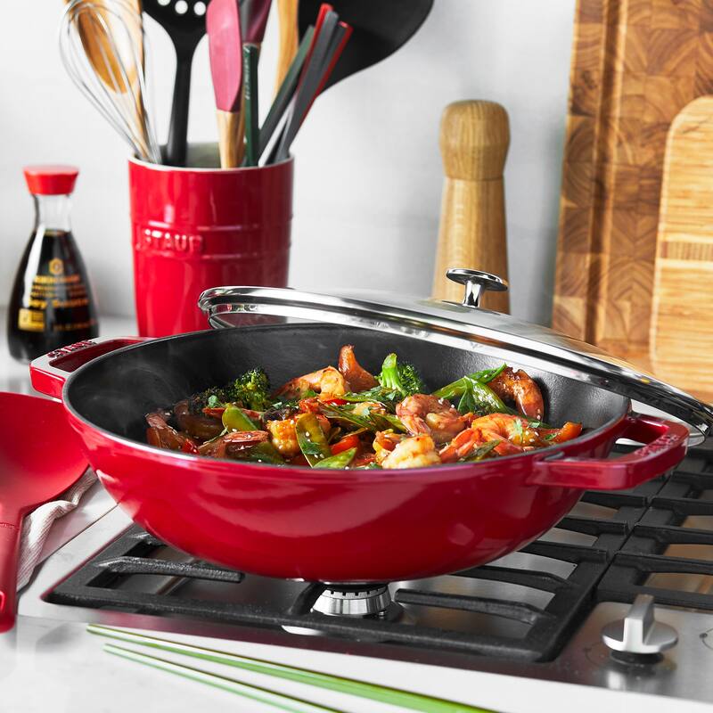 STAUB Cast Iron 4.5-qt Perfect Pan