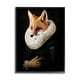 Stupell Classical Red Fox Portrait Historic Ruff Collar Framed Wall Art ...