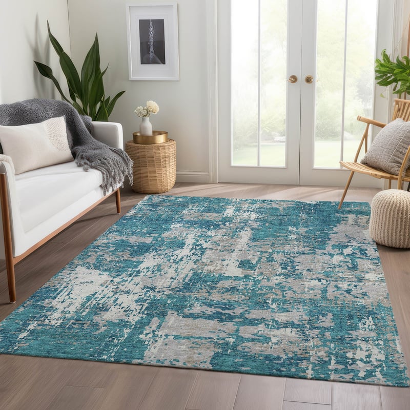 Premium Washable Super Soft Abstract Acree Mayfield Rug