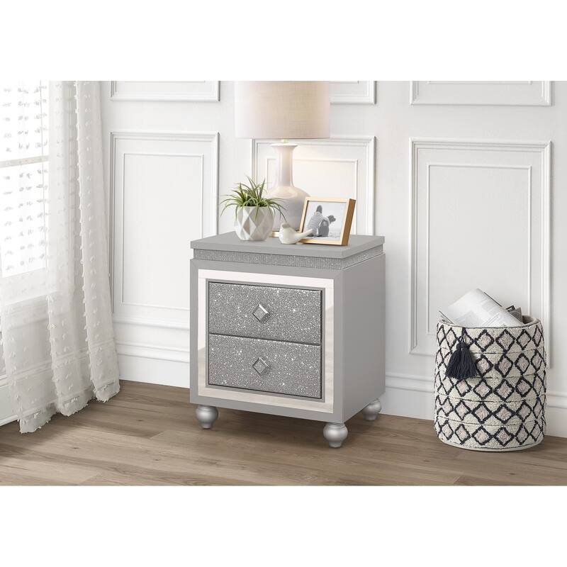 Collete 2 Drawer Nightstand