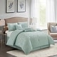 preview thumbnail 1 of 8, Nanshing Taylor 7 Piece Floral Botanical Comforter Set California King - Green