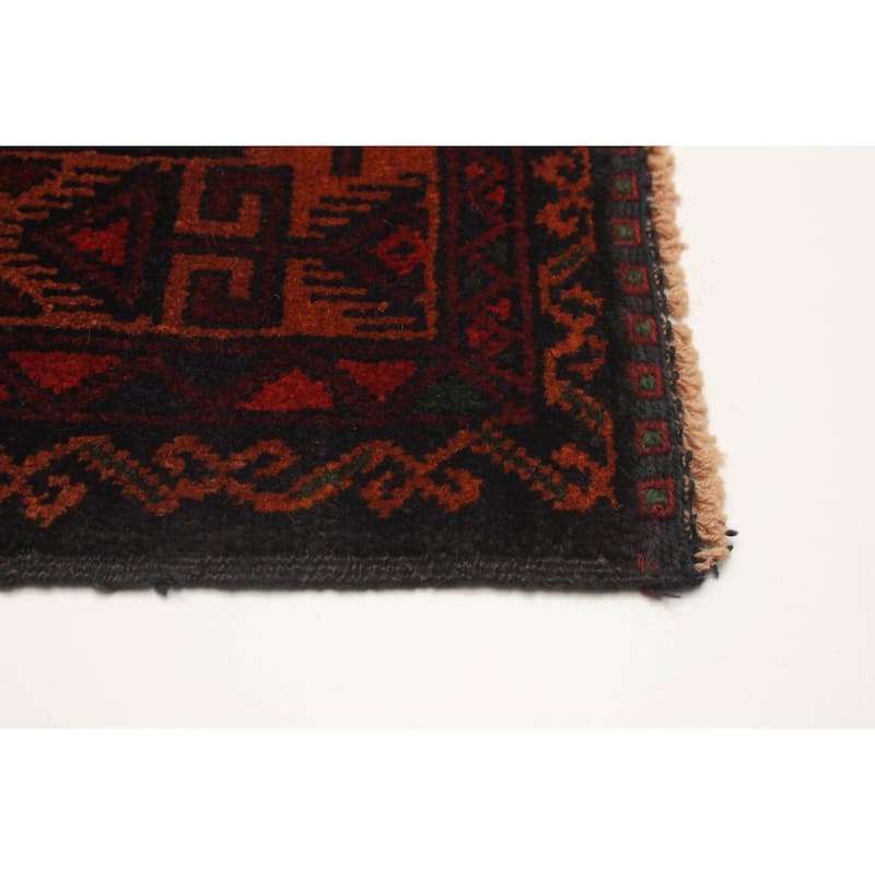 Teimani Burgundy Rug 2'11" x 4'8" - 2'11 x 4'8