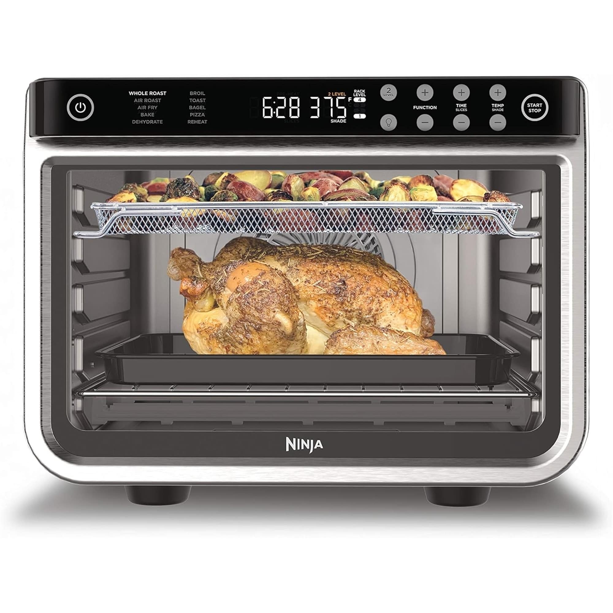 Ninja Foodi DT201C 10 in 1 XL Pro Air Fry Oven Silver Used