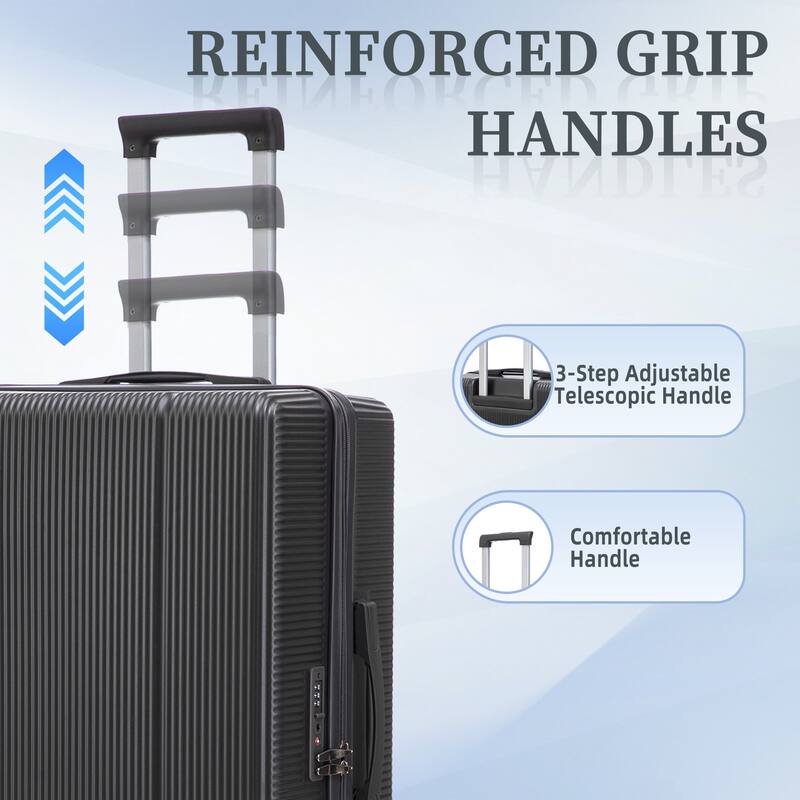 20"/24"/28" 3 pcs/set in ABS Spinner Wheel Luggage