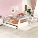 preview thumbnail 3 of 9, Twin Over Full Bunk Bed with Drawers,Ladder and Staircase For Bedroom
