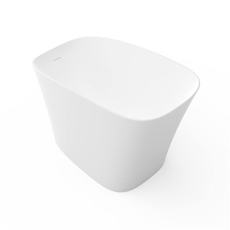66.9 inch Freestanding Solid Surface Soaking Bathtub for Bathroom