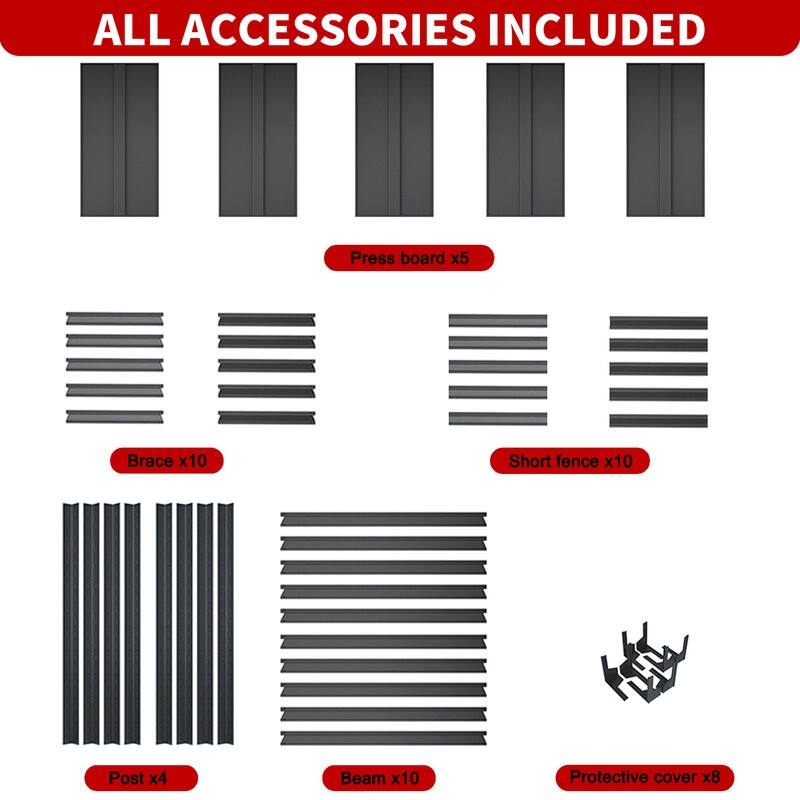 5-Tier Adjustable Heavy Duty Metal Storage Shelves, 2000 lbs, 63"/72"H
