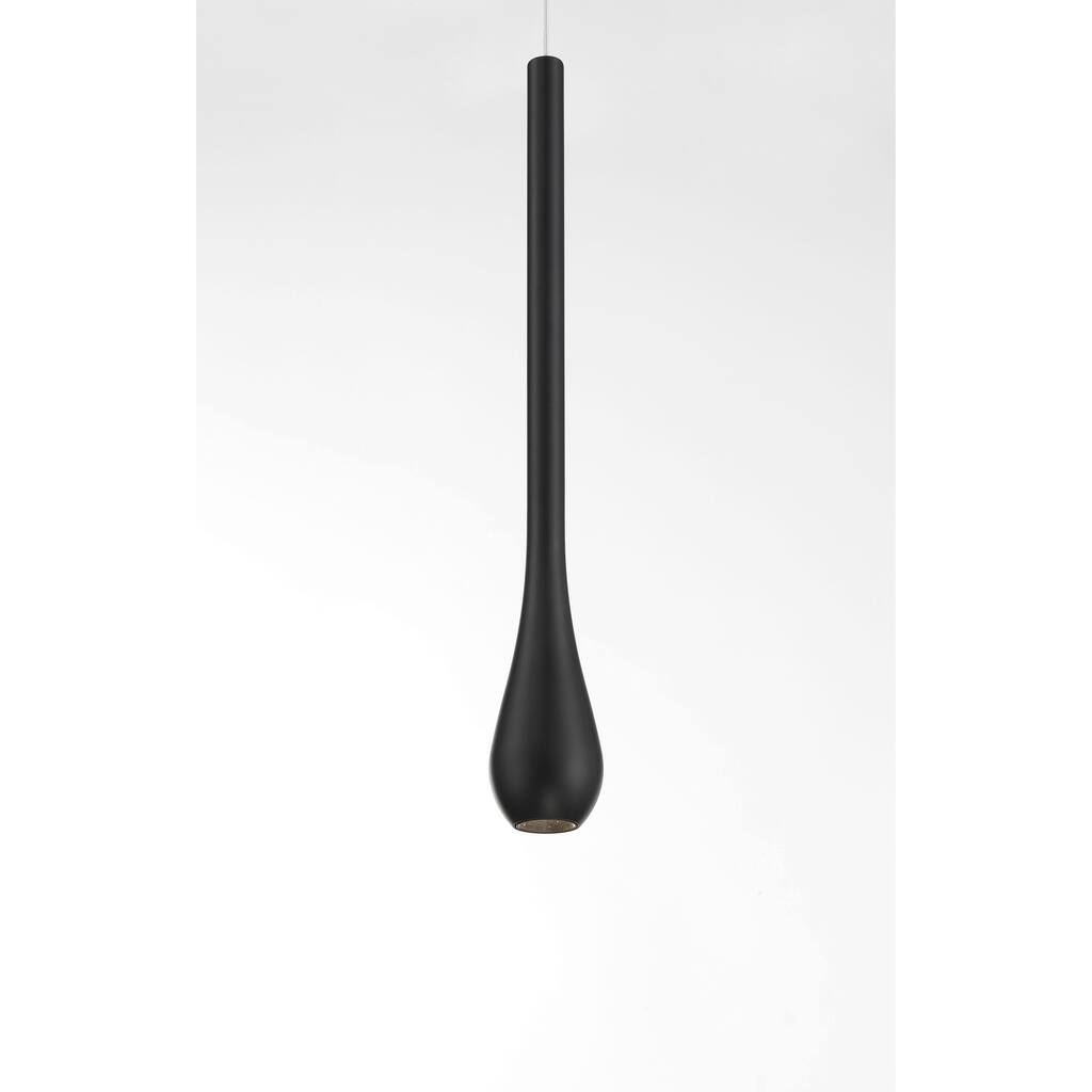 George Kovacs Pingo Coal With Clear Diffuser 1 Light Mini Pendant